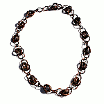 Halskette aus Kupferdraht